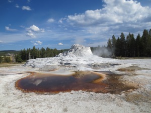 Castle Geyser, one of my favorite geysers surrounding Old Faithful.
